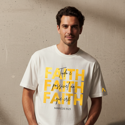 Foto Camiseta Off-white Marcos 9:23 - Reveillon 2026