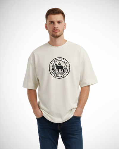 Foto Camiseta Oversized Cordeiro de Deus