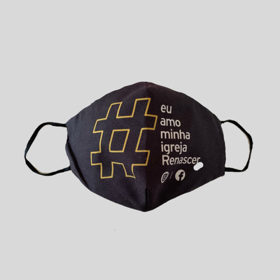 Foto Máscara (adulto) eu amo minha igreja renascer