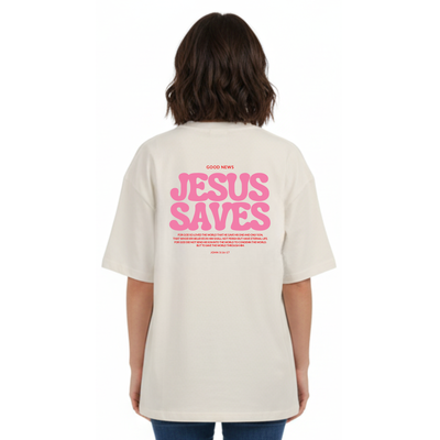 FotoCamiseta Oversized Jesus Saves