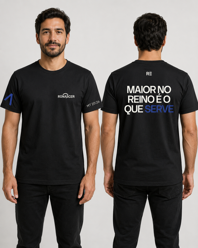 Foto Camiseta Oficial Renascer Maior no Reino é o que serve