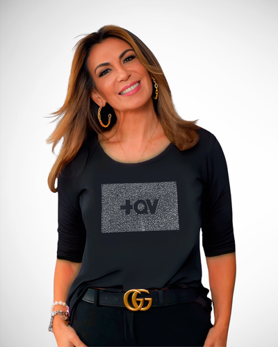 Foto Blusa +QV Stones Manga 7/8