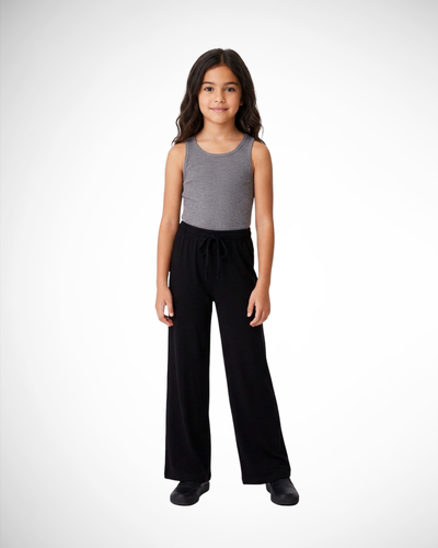 Foto Calça Ministério Dança Infantil Pantalona Preta 2026