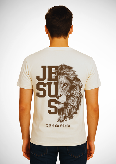FotoCamiseta Jesus o Rei da glória