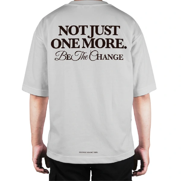 Camiseta Oversized Be The Change
