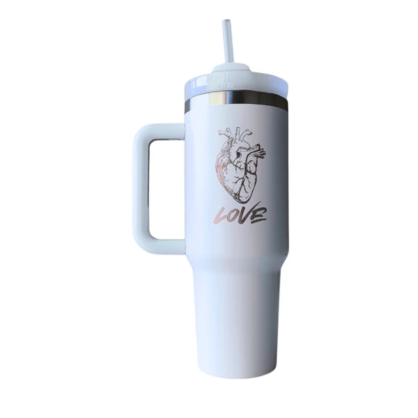Copo Térmico Grande 1200 Ml Love