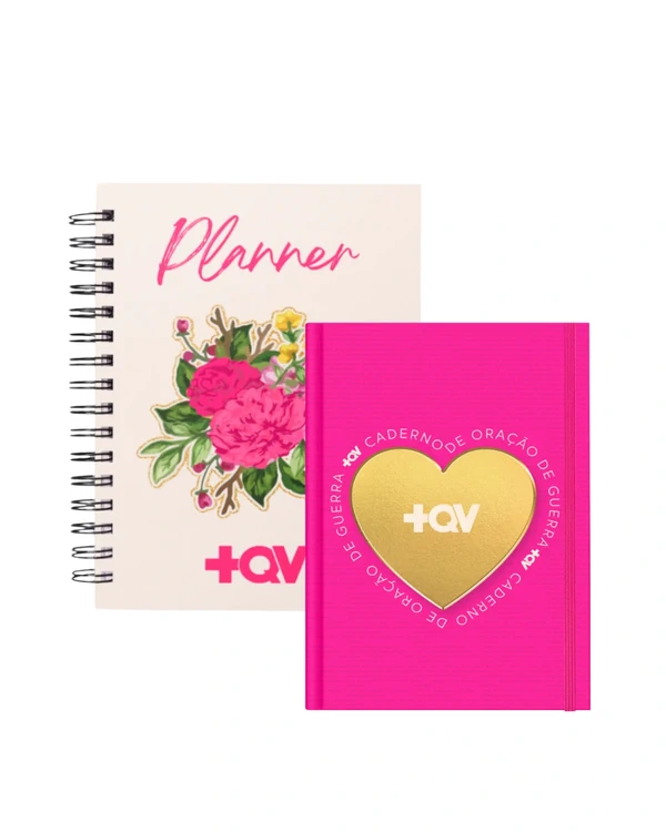 Kit Exclusivo Planner +QV + Moleskine de Oração