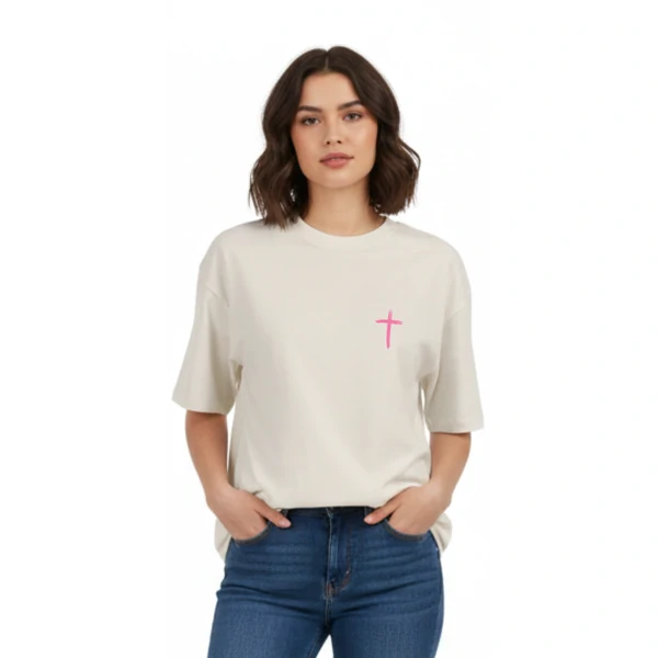 Camiseta Oversized Jesus Saves