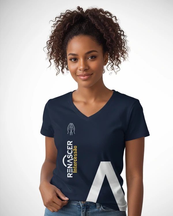 Baby Look MinIstério intercessão Azul