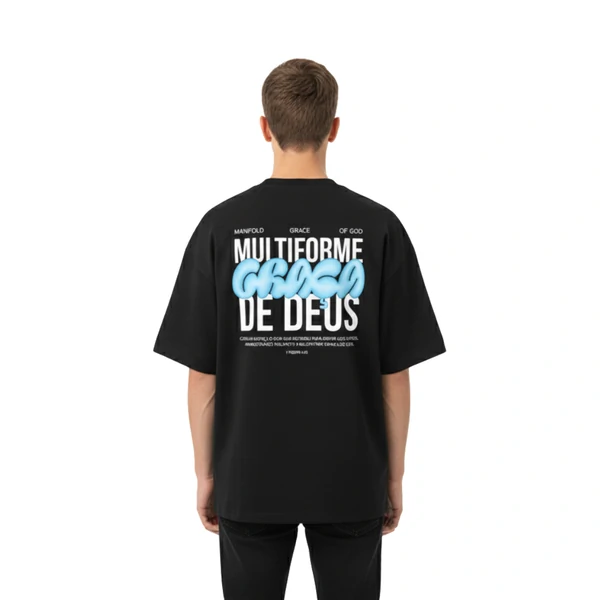 Camiseta Oversized Multiforme Graça