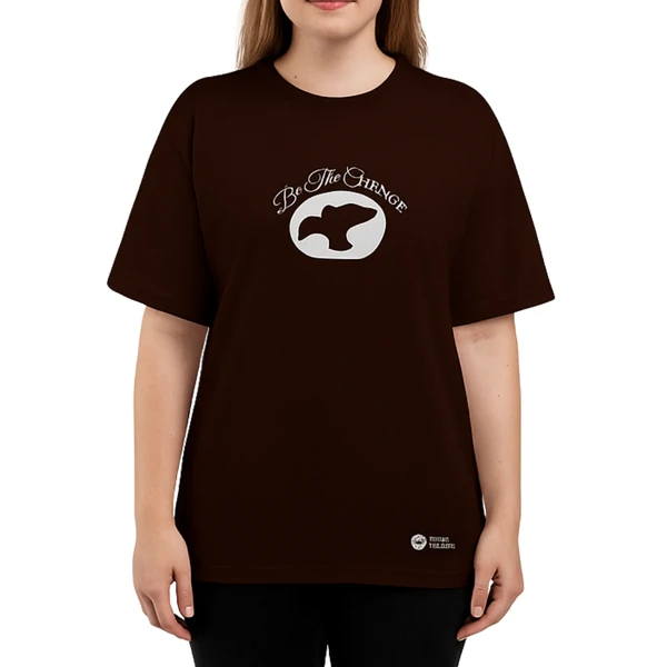 Camiseta Oversized Be The Change