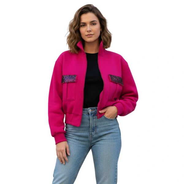 Jaqueta Bomber Moletom +QV