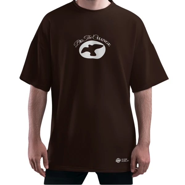 Camiseta Oversized Be The Change