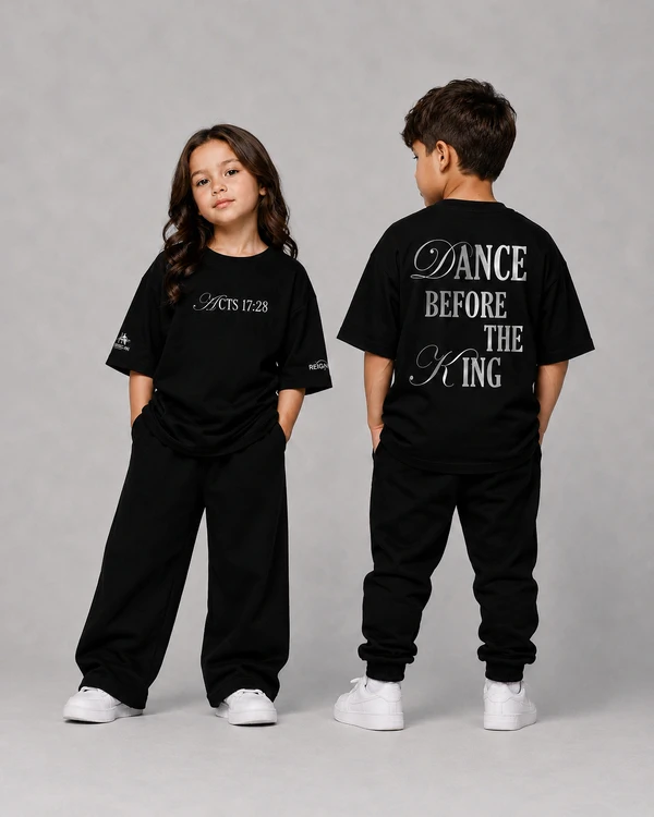 Camiseta Infantil Oversized Dance Before The King