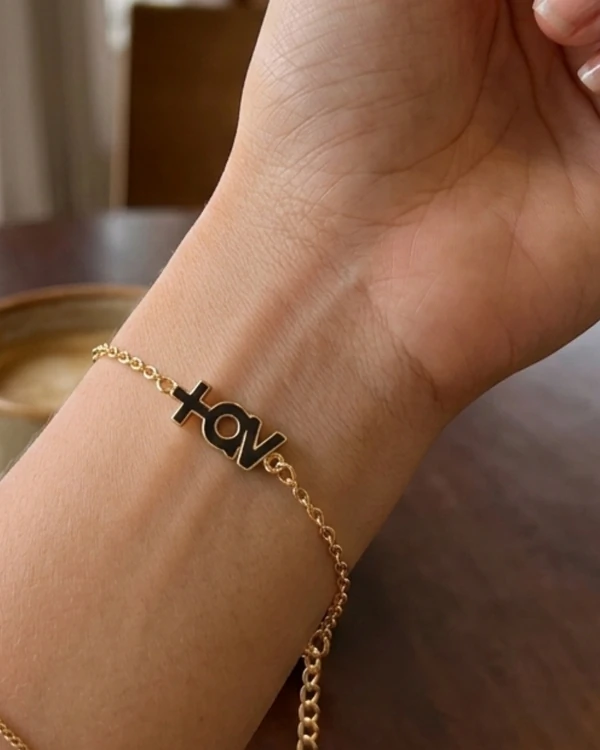 Pulseira Semi Joia +QV 001