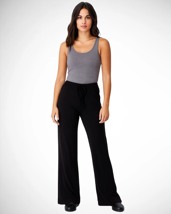 Calça Ministério Danca Feminina Adulto e Infantil Pantalona Preta 2026