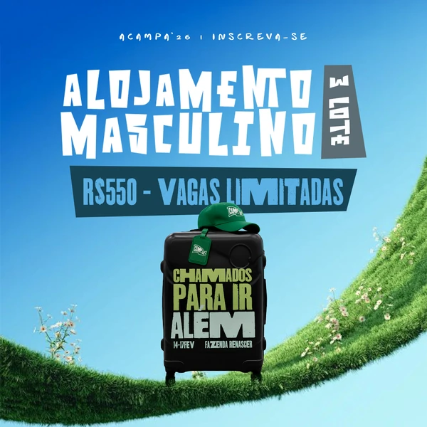 Alojamento MASCULINO O2 2026 - 3.º LOTE