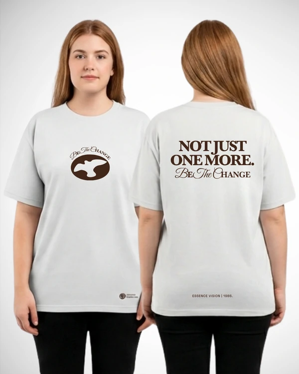 Camiseta Oversized Be The Change