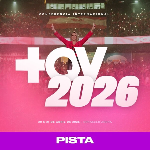 Conferência 2026 +QV (PISTA) 2 INGRESSOS + BRINDE