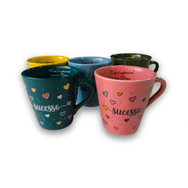 Caneca Sucesso de Porcelana 120ml