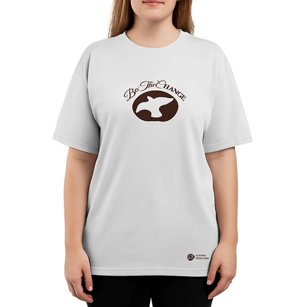 Camiseta Oversized Be The Change