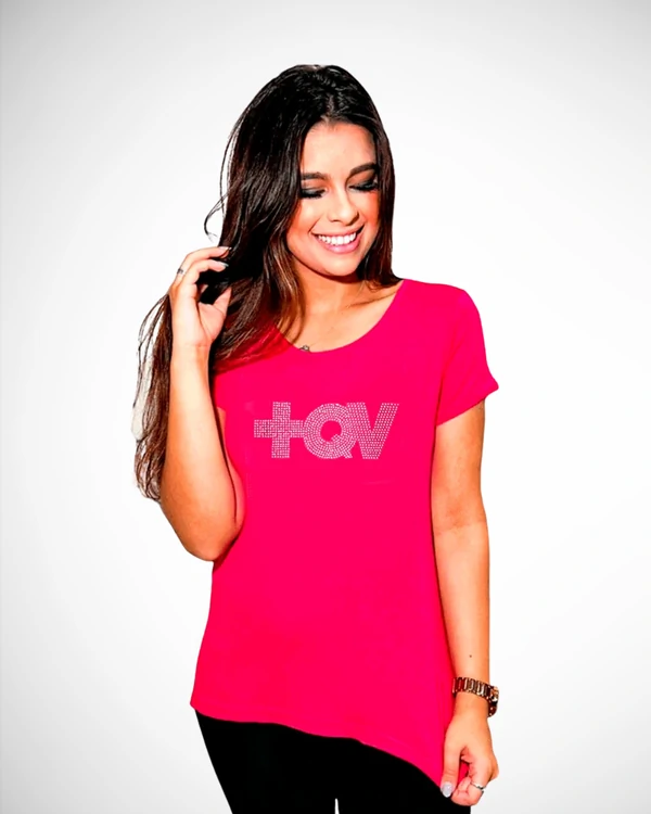 Blusa +QV Manga Curta