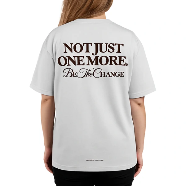 Camiseta Oversized Be The Change