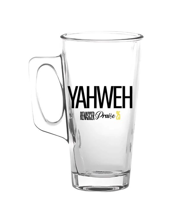 Caneca de vidro 380ml Renascer Praise 25