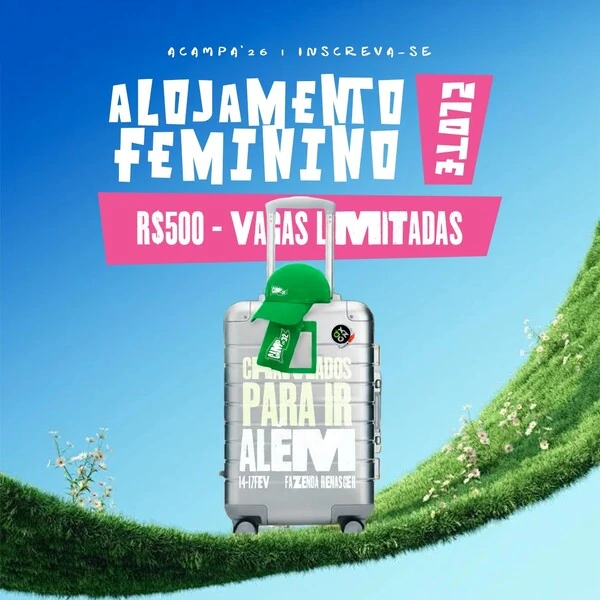 Alojamento FEMININO O2 2026 - 2.º LOTE