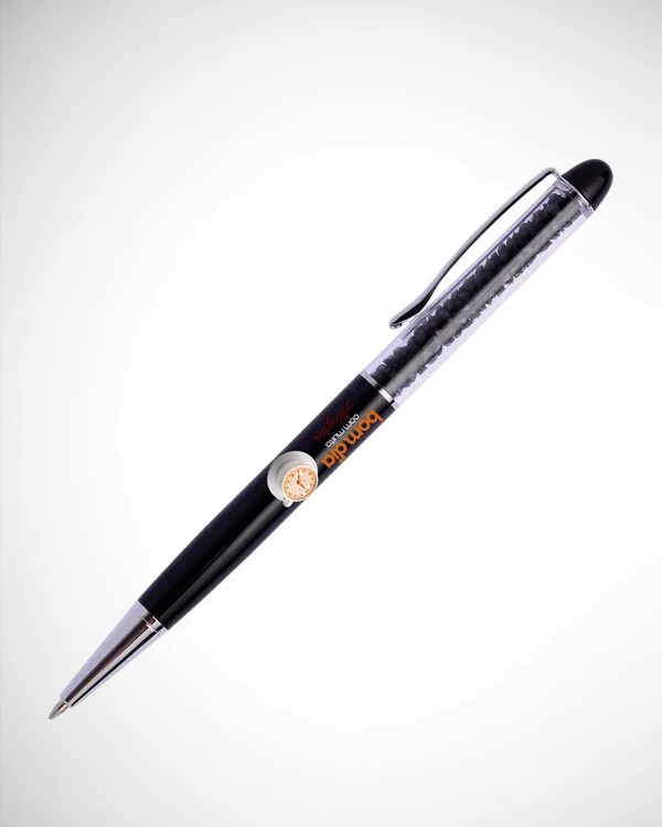 Caneta bom dia com muita alegria