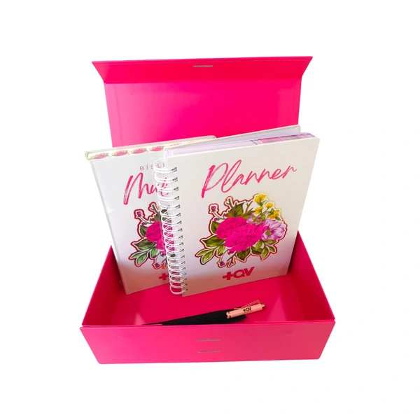 Kit Exclusivo Dia das Mães Bíblia, Planner e Caneta +QV