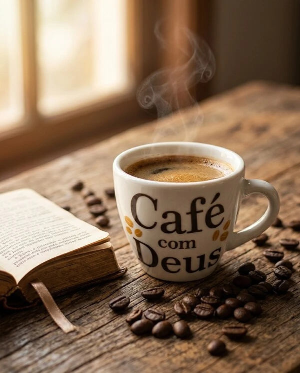 Xícara Café com Deus 95ml