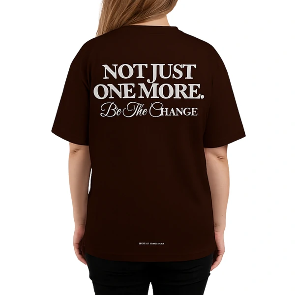 Camiseta Oversized Be The Change