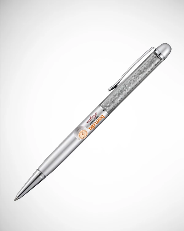 Caneta bom dia com muita alegria