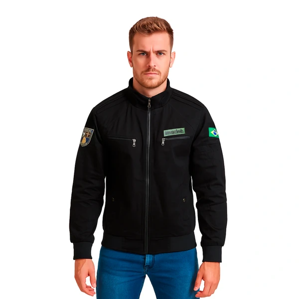 Jaqueta sarja masculina forrada homens invencíveis