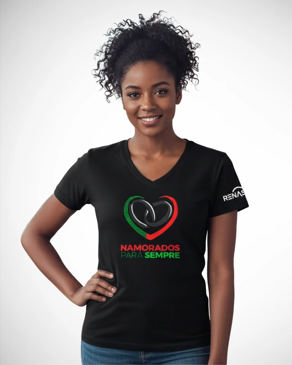 Baby Look Namorados Para Sempre