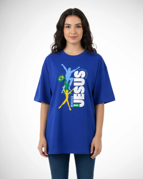 Camiseta Oversized Marcha para Jesus 2026