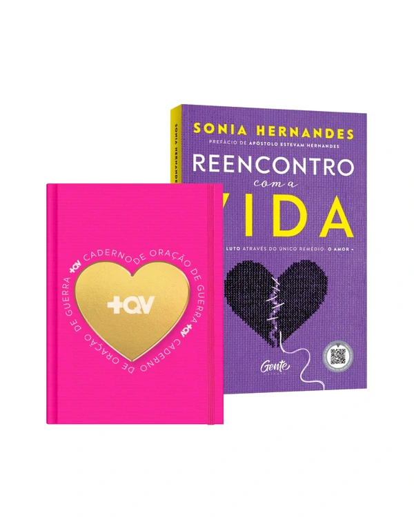 Kit Exclusivo Livro Reencontro com a vida + Moleskine de Oração