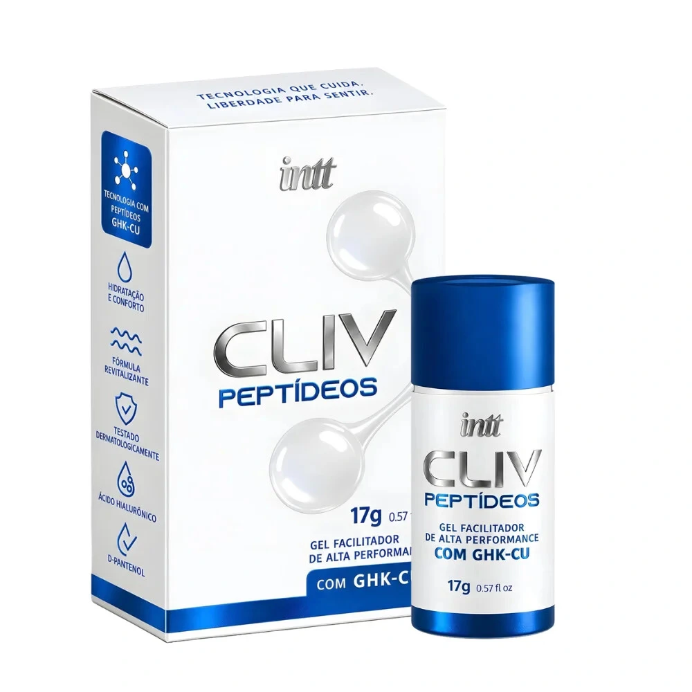 Foto Gel Dessensibilizante Anal Cliv Peptídeos Intt 17g