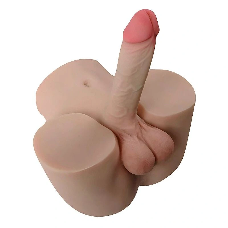 Foto Boneco Homem Meio Corpo em Cyberskin Super Realista Ânus Penetrável