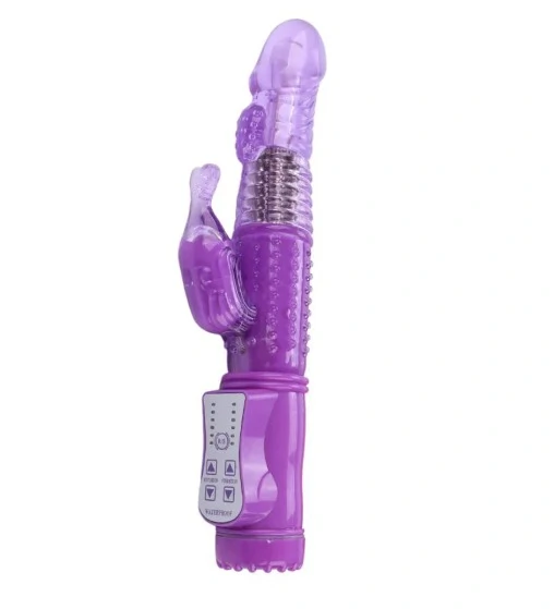 Foto Vibrador Rotativo à Pilha Estimulador Rabbit Vai e Vem