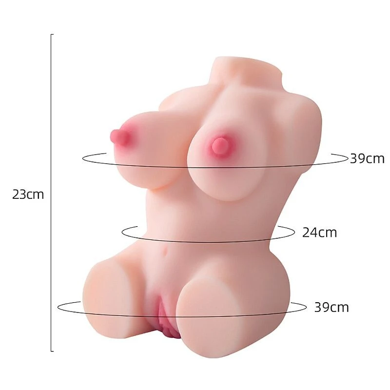 Foto Mini Boneca Corpo Feminino Vagina e Ânus Masturbador Masculino