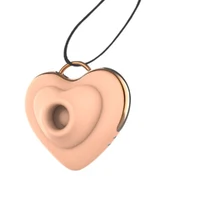 Vibrador Sugador de Clitóris em Formato Colar de Coração