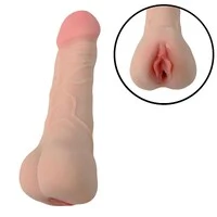 Masturbador Masculino Capa Formtato Pênis com Vagina Macia