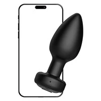 Plug Anal Com Vibro Controle Via Aplicativo Longa Distância