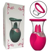 Vibrador de Clitóris com Língua Estimuladora e Sucção