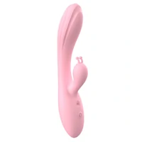 Vibrador Ponto G com Estimulador de Clitoris Slug Toque Suave Aveludado