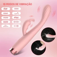 Vibrador com Estimulador Clitoriano Little King