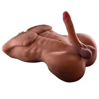 Masturbador Boneco Homem Meio Corpo em Cyberskin Grande 27kg