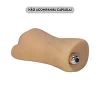 Masturbador Masculino com Suporte para Cápsula Vibratória